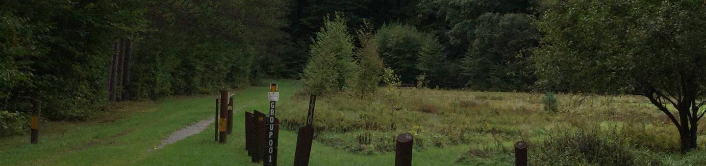 Hearts Content Recreation Area: Group Site Entrance