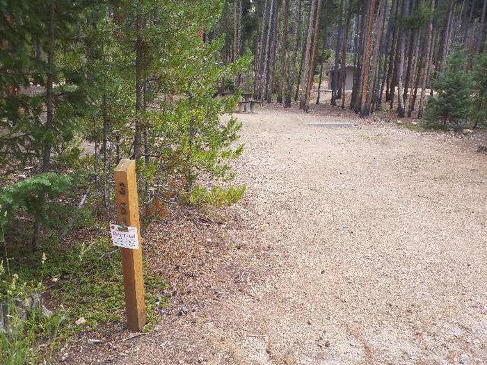Baby Doe Campground, Site 38 marker