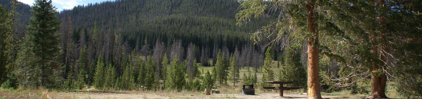 Hahns Peak Lake, Lake Loop, campsite 2