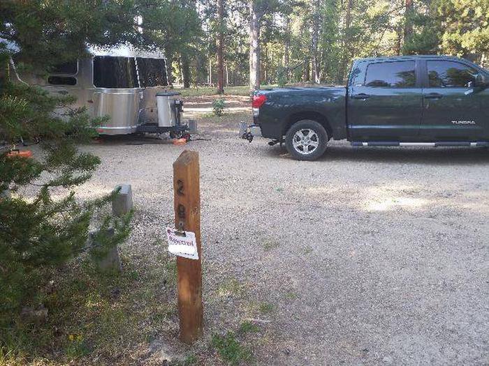 Molly Brown Campground, site 28